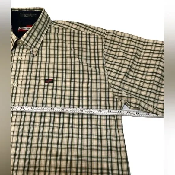 Maxini Sport Men Shirt Medium (16 1/4) Plaid Long Sleeves Button Up Casual shirt - Picture 7 of 15